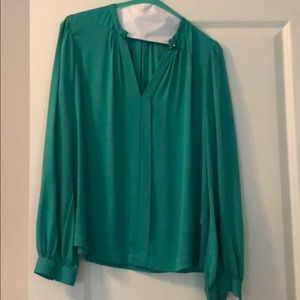 Teal silk DIANE VON FURSTENBERG
